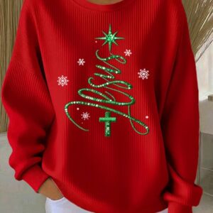 Women's Casual Faith Christmas Sweatshirt